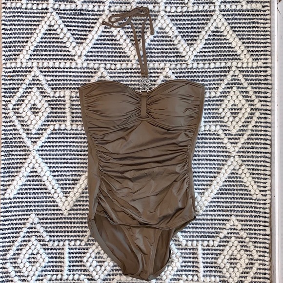 Tommy Bahama Other - Tommy Bahama Slimming Halter One Piece Swimsuit